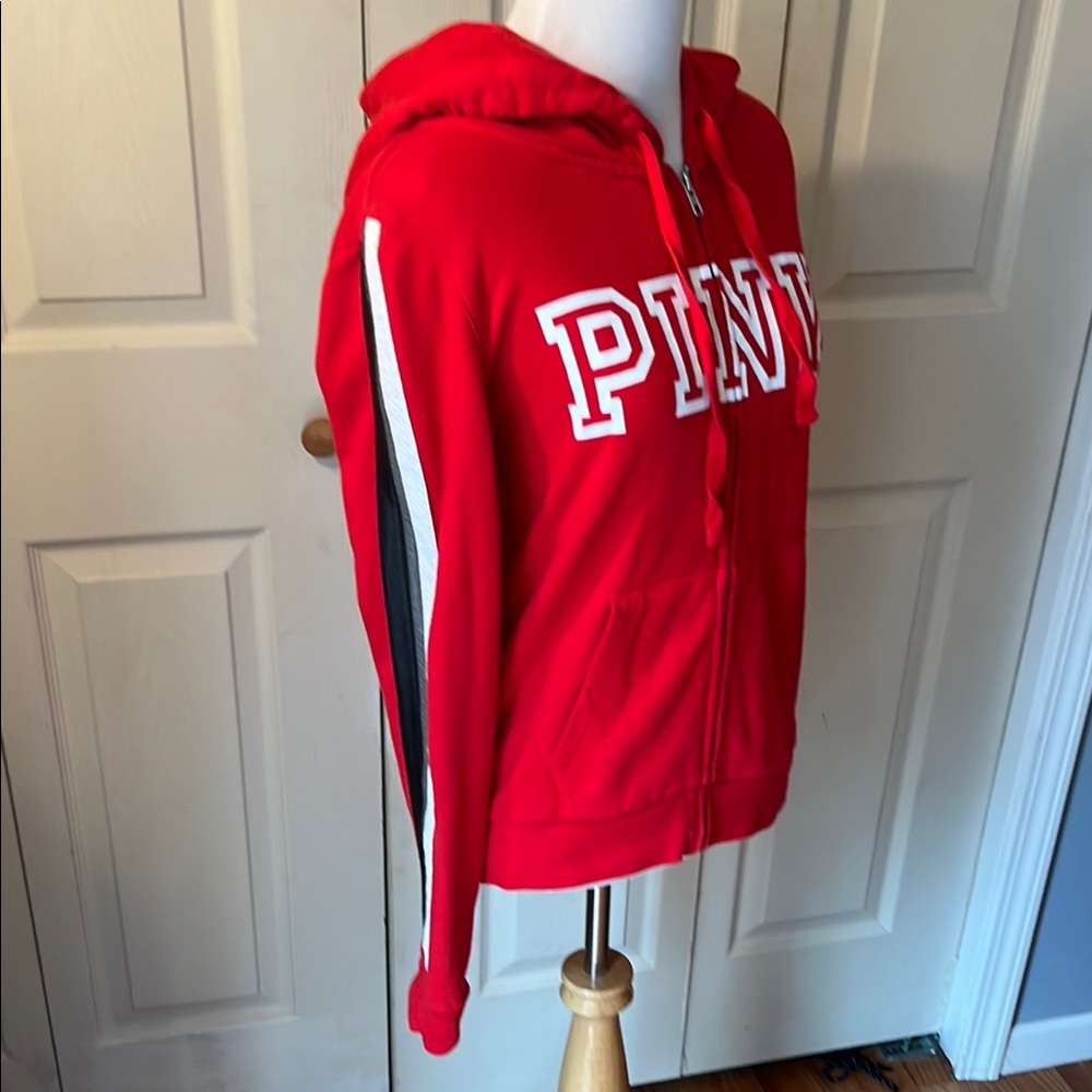 PINK Victoria's Secret Women’s  Red Hoodie Jacket